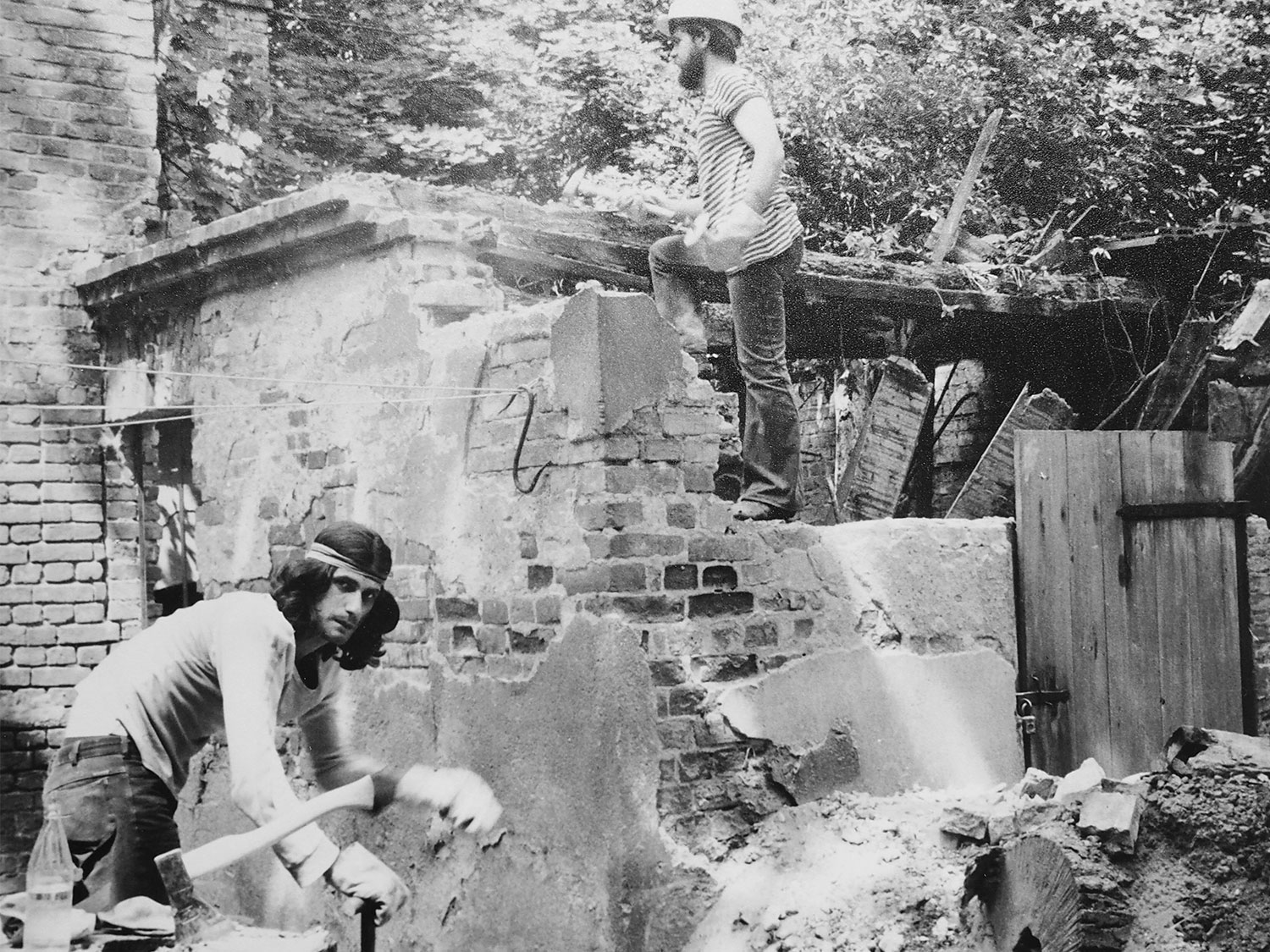 1980-khb-studentensommer-sauen-andreas-kuhrt-carsten-wienhold Studentensommer . KHB-Objekt Sauen . 1980