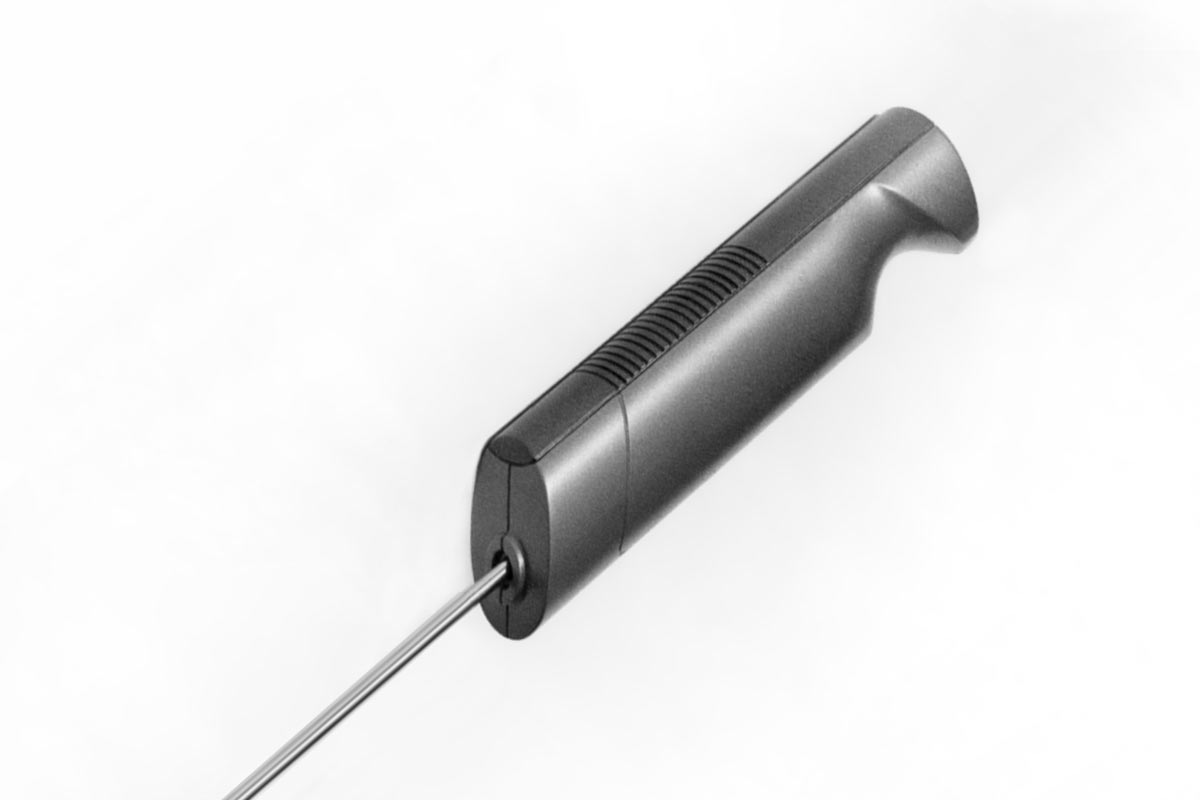 Akku-Stabrührer (Gipsmodell) . EGS . 1988 (Design: Andreas Kuhrt)