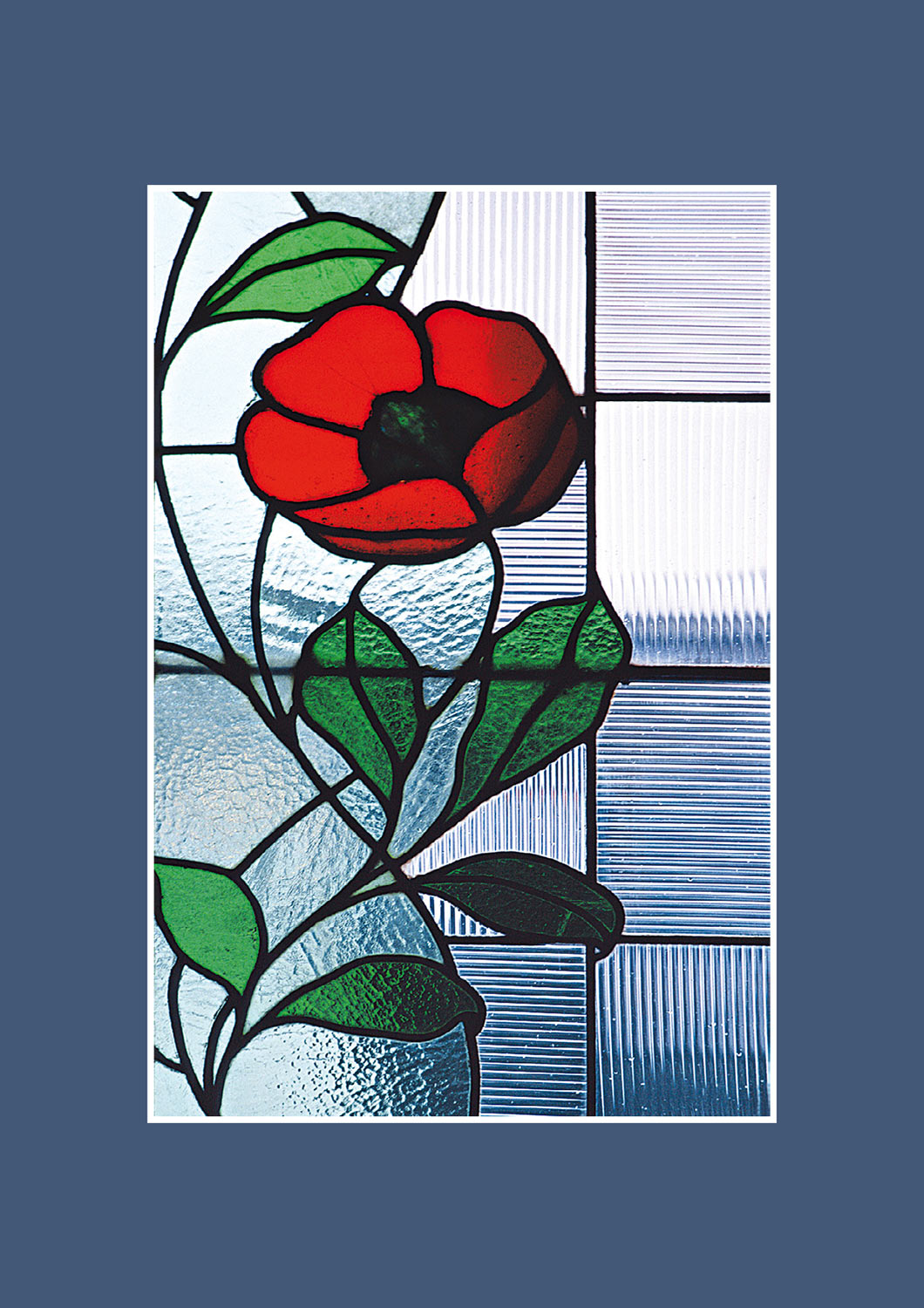 Jugenstilfenster (Detail) in der Schlegelmilch-Villa Suhl (um1890, seit 1998 Johannispark-Pflegezentrum) (Foto: Andreas Kuhrt 2005)