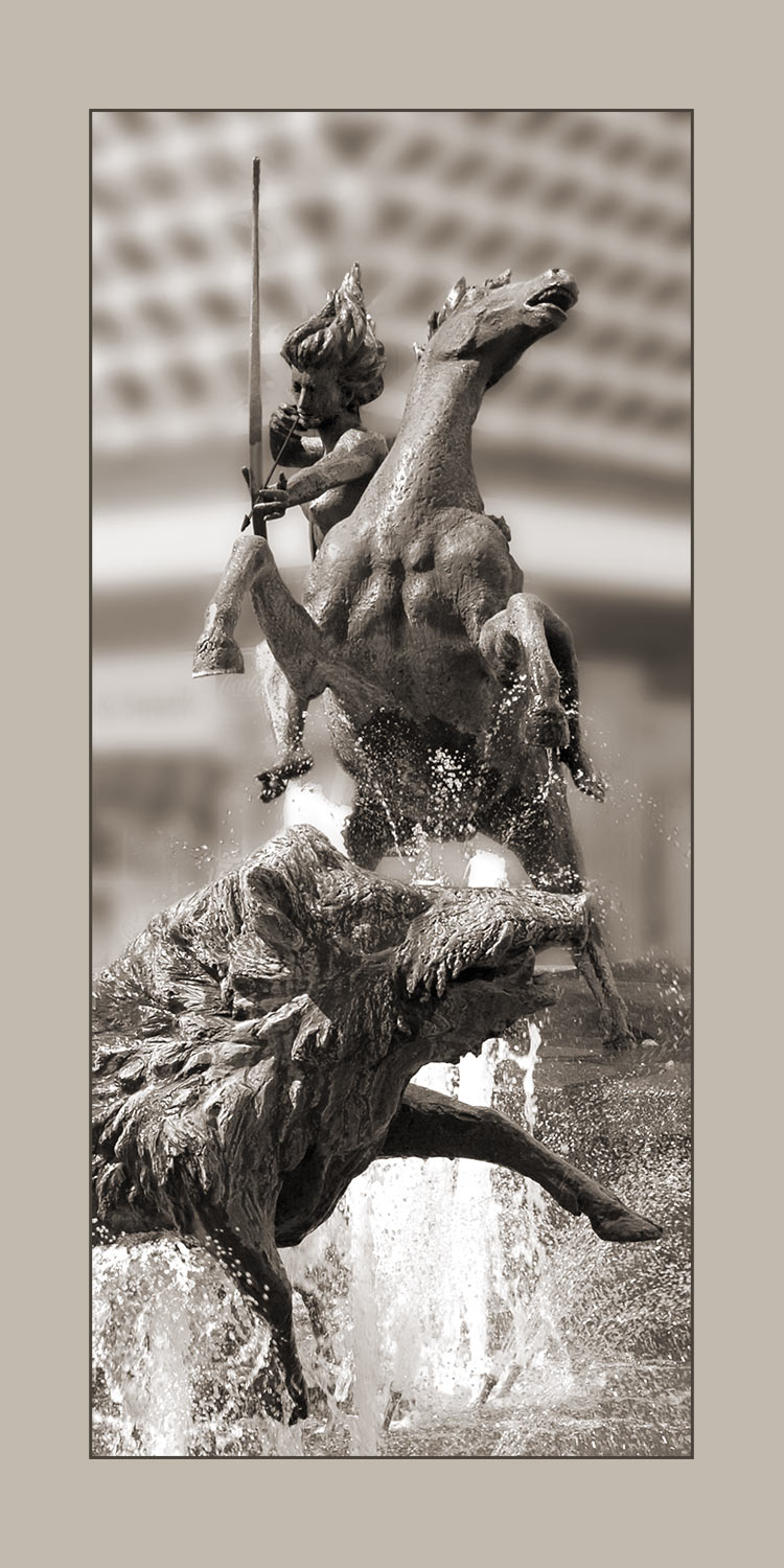 Suhl . Dianabrunnen (Waldo Dörsch) . Karten für Suhler Oberbürgermeister (Foto, Bearbeitung, Gestaltung: Designakut 2006)