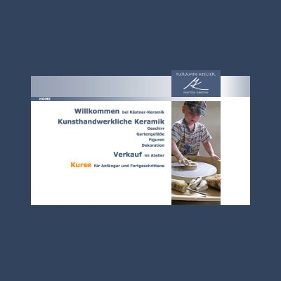 Startseite . Kästner Keramik . Website (Web Design: Designakut mit Manuela Hahnebach 2006)