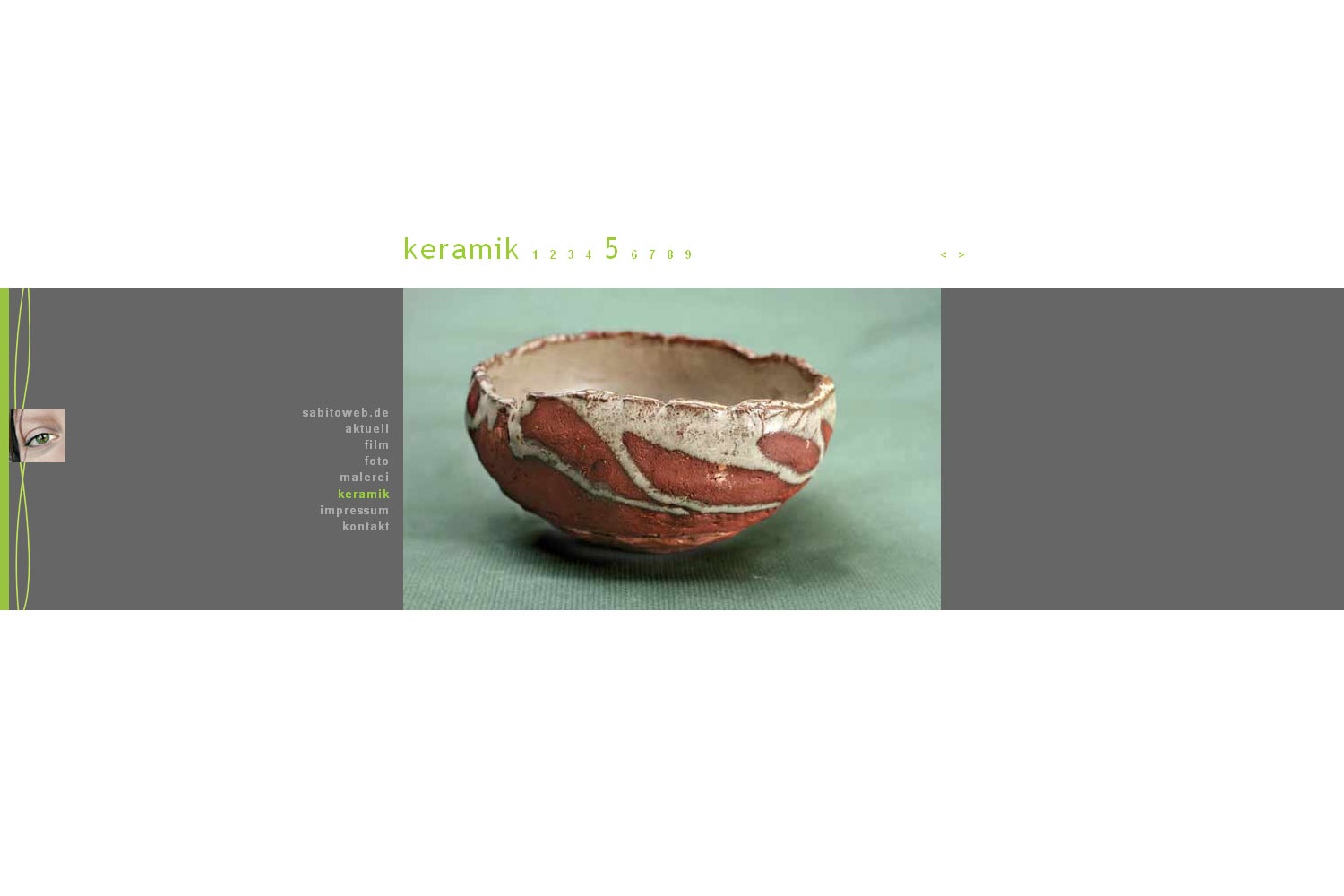 Keramik: Schale . Sabitoweb (Sandra Heußinger) . Website . 2007/08