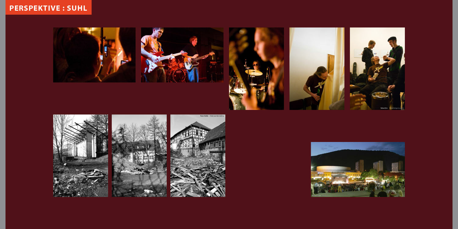 Ausstellung Perspektive Suhl: Jugendleben (Fotos: Rafael Brix, Peter Hollek, Bastian Frank) . Stadt Suhl . 2008
