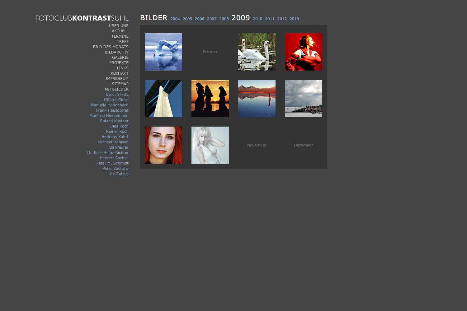 2009-Website-Fotoclub-Kontrast-Suhl-Bild-des-Monats-2009 Bilder des Monats 2009 . Fotoclub Kontrast Suhl . Website (Web Design: Designakut 2009)