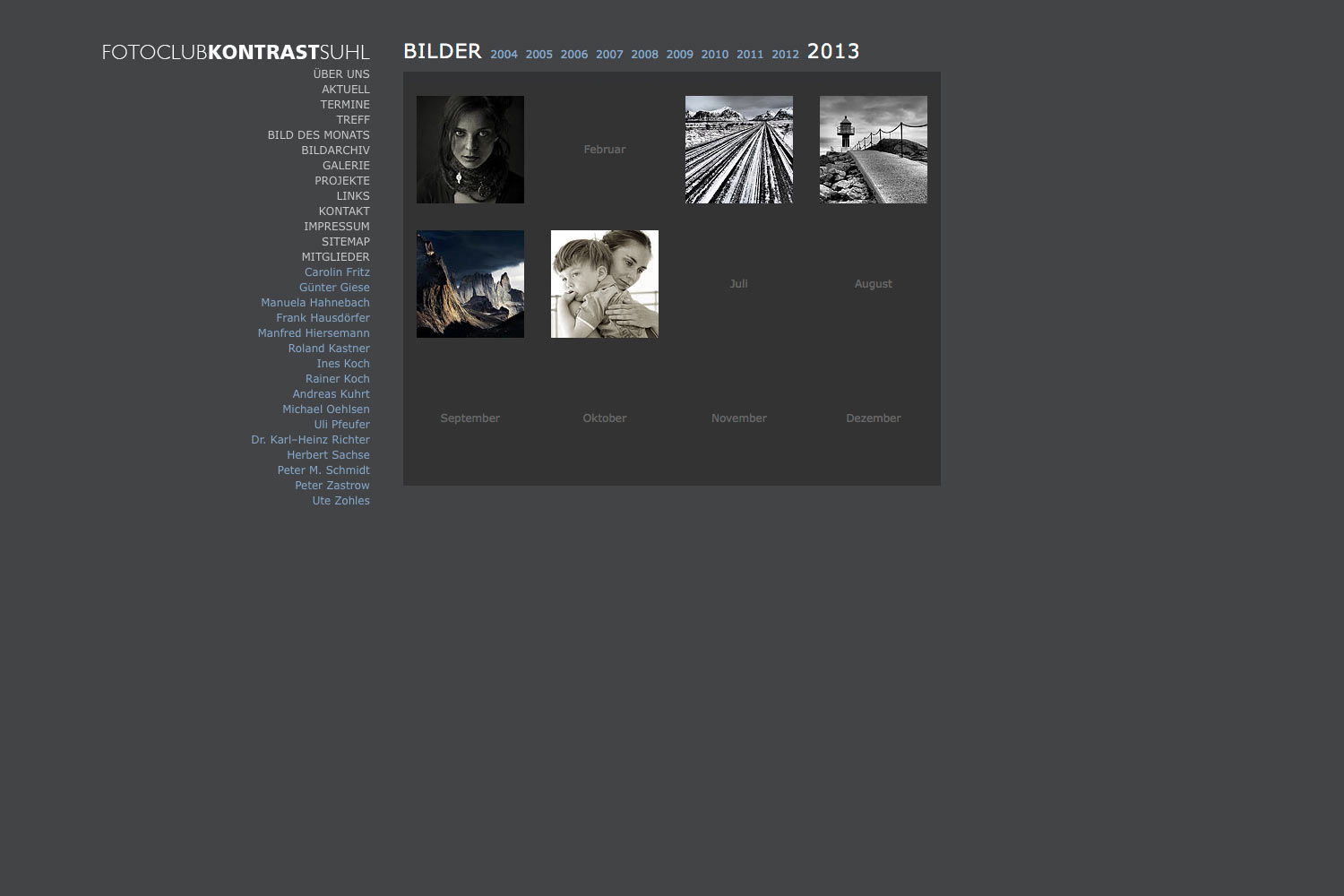 2009-Website-Fotoclub-Kontrast-Suhl-Bild-des-Monats-2013 Bilder des Monats 2013 . Fotoclub Kontrast Suhl . Website (Web Design: Designakut 2009)