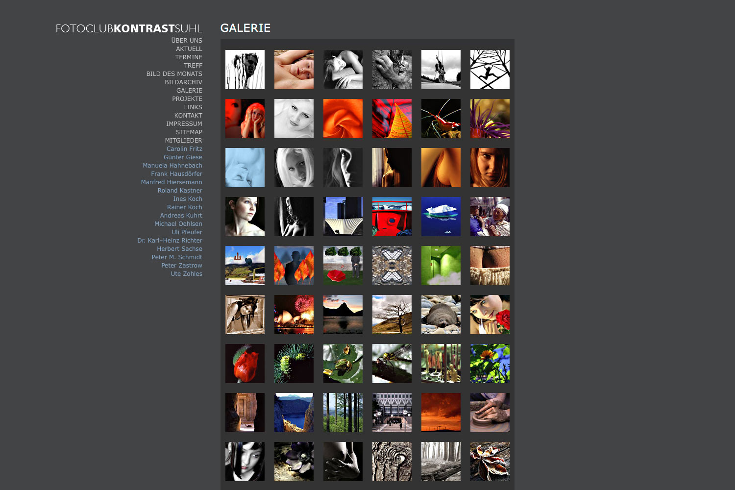 2009-Website-Fotoclub-Kontrast-Suhl-Galerie Galerie . Fotoclub Kontrast Suhl . Website (Web Design: Designakut 2009)