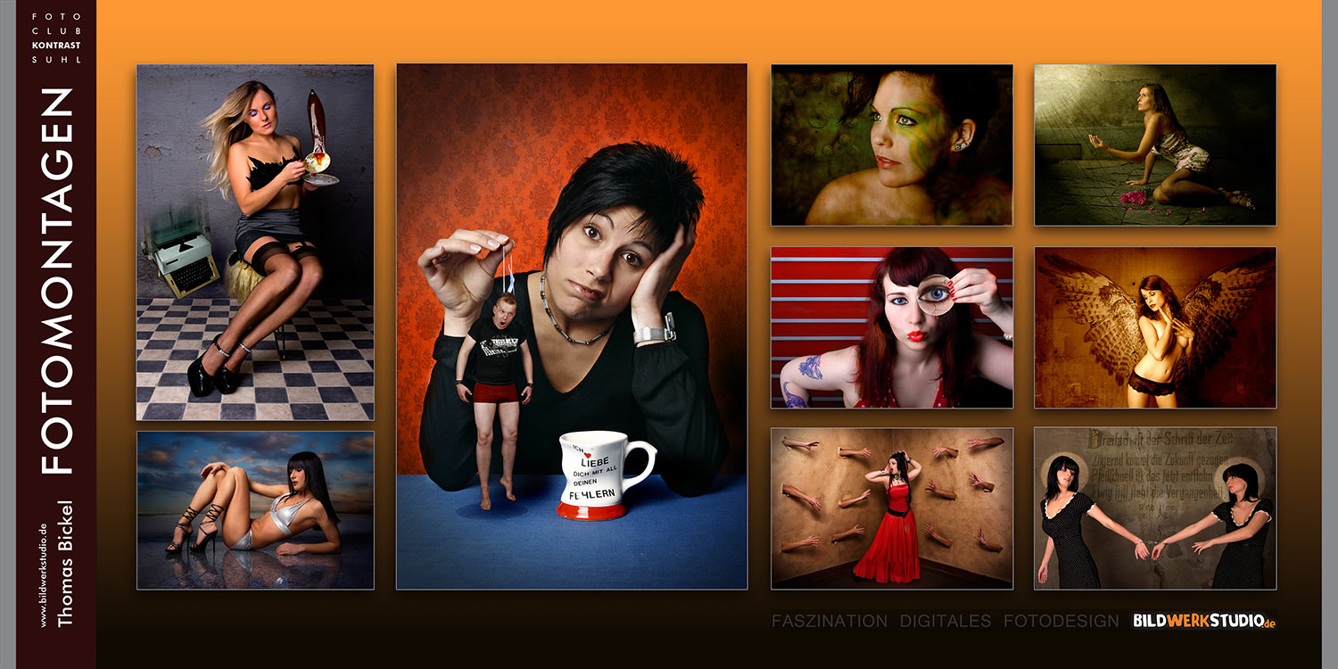 Foto Openair 2009 Kontrast: Fotomontagen (Fotos: Thomas Bickel) . Fotoclub Kontrast Suhl . 2009