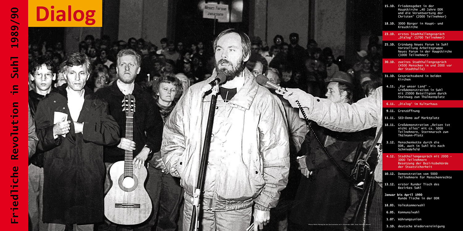 Friedliche Revolution Suhl 1989/90: Dialog . Stadt Suhl . 2009