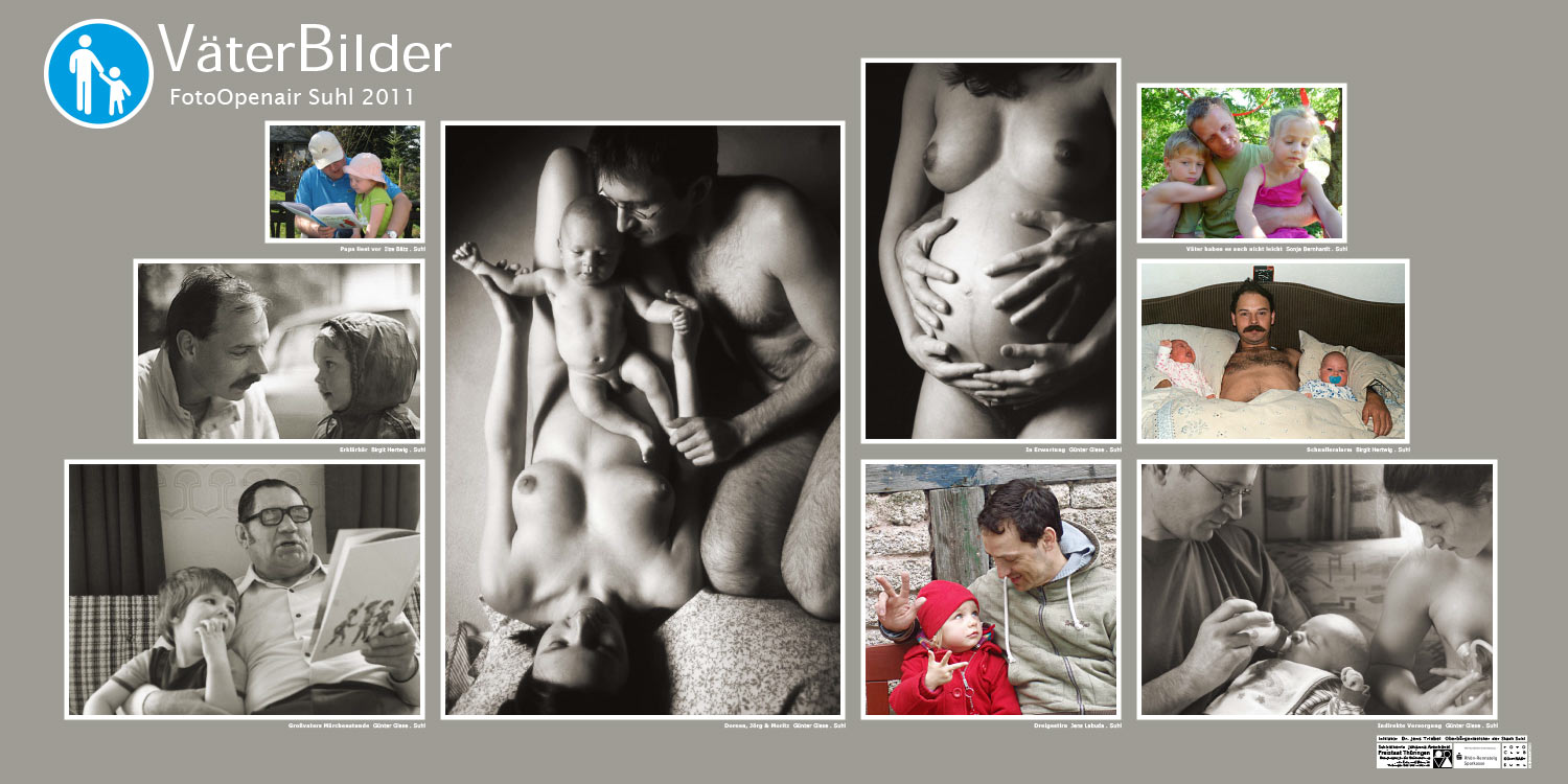 Ausstellung VäterBilder (Fotos: Ilze Bätz, Birgit Hertwig, Günter Giese, Sonja Bernhardt, Birgit Hertwig, Jens Labuda) . Stadt Suhl . 2011
