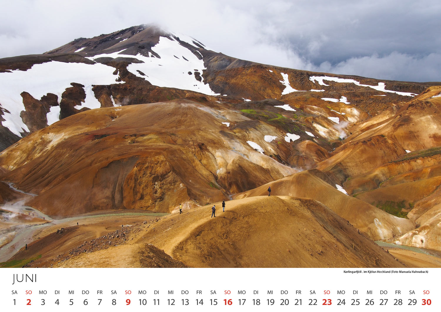 2012-Kalender-Island-2013-06 Kerlingarfjöll im Kjölur-Hochland (Foto: Manuela Hahnebach) . Fotokalender Island 2013 . Fotografie Manuela Hahnebach & Andreas Kuhrt (Gestaltung: Designakut 2012)
