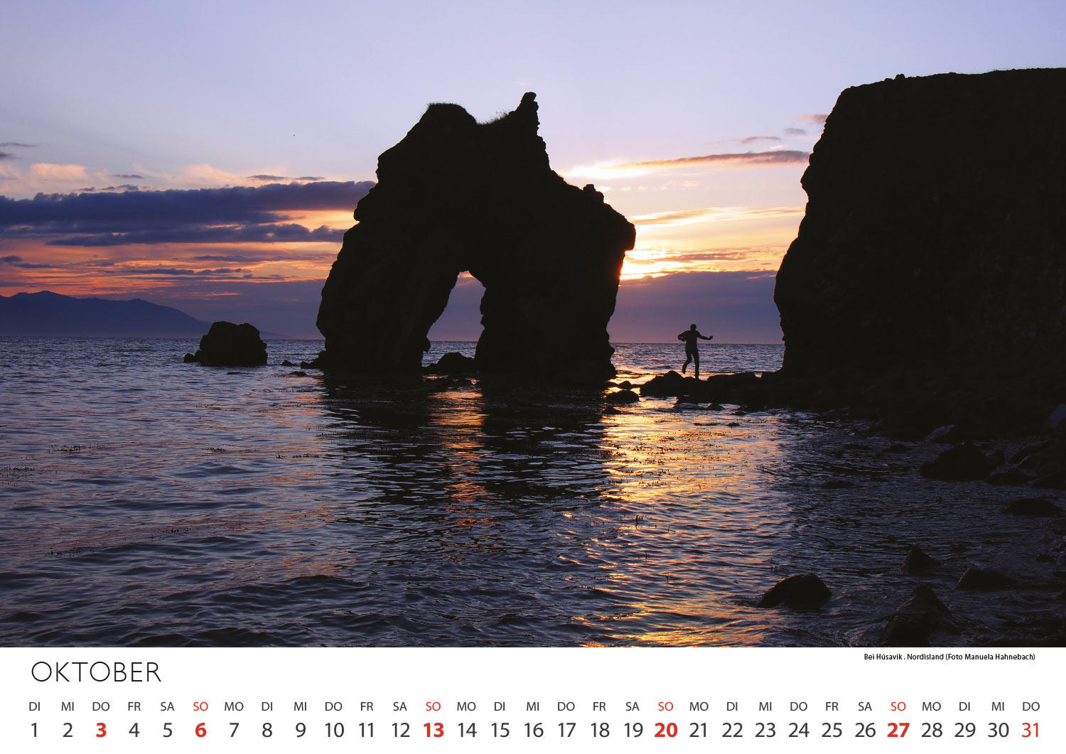 2012-Kalender-Island-2013-10 Bei Húsavik in Nordisland (Foto: Manuela Hahnebach) . Fotokalender Island 2013 . Fotografie Manuela Hahnebach & Andreas Kuhrt (Gestaltung: Designakut 2012)