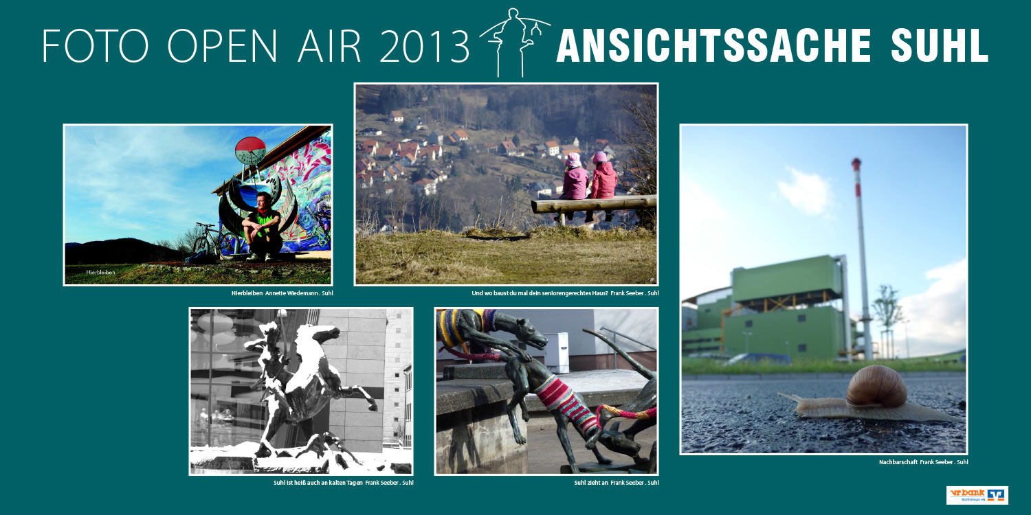 Ausstellung Ansichtssache Suhl (Fotos: Annette Wiedemann, Frank Seeber) . Stadt Suhl . 2013