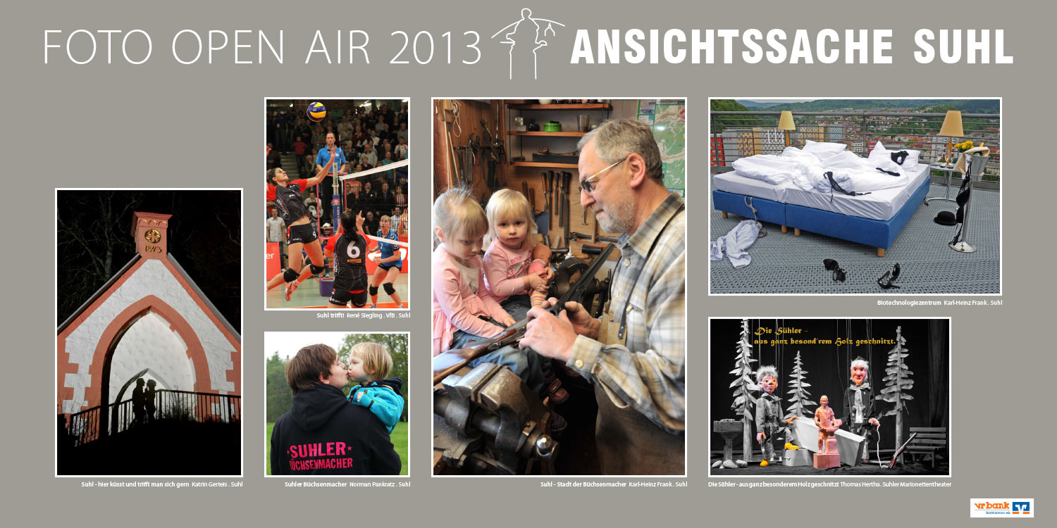 Ausstellung Ansichtssache Suhl (Fotos: Katrin Gerteis, René Siegling, Norman Pankratz, Karl-Heinz Frank, Thomas Hertha) . Stadt Suhl . 2013