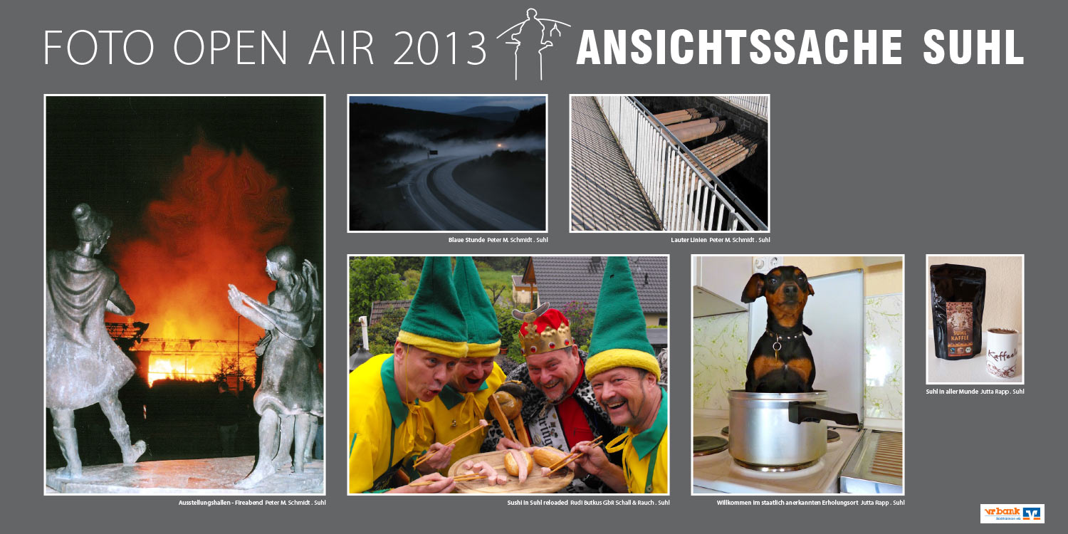 Ausstellung Ansichtssache Suhl (Fotos: Peter Maximilian Schmidt, Rudi Butkus, Jutta Rapp) . Stadt Suhl . 2013