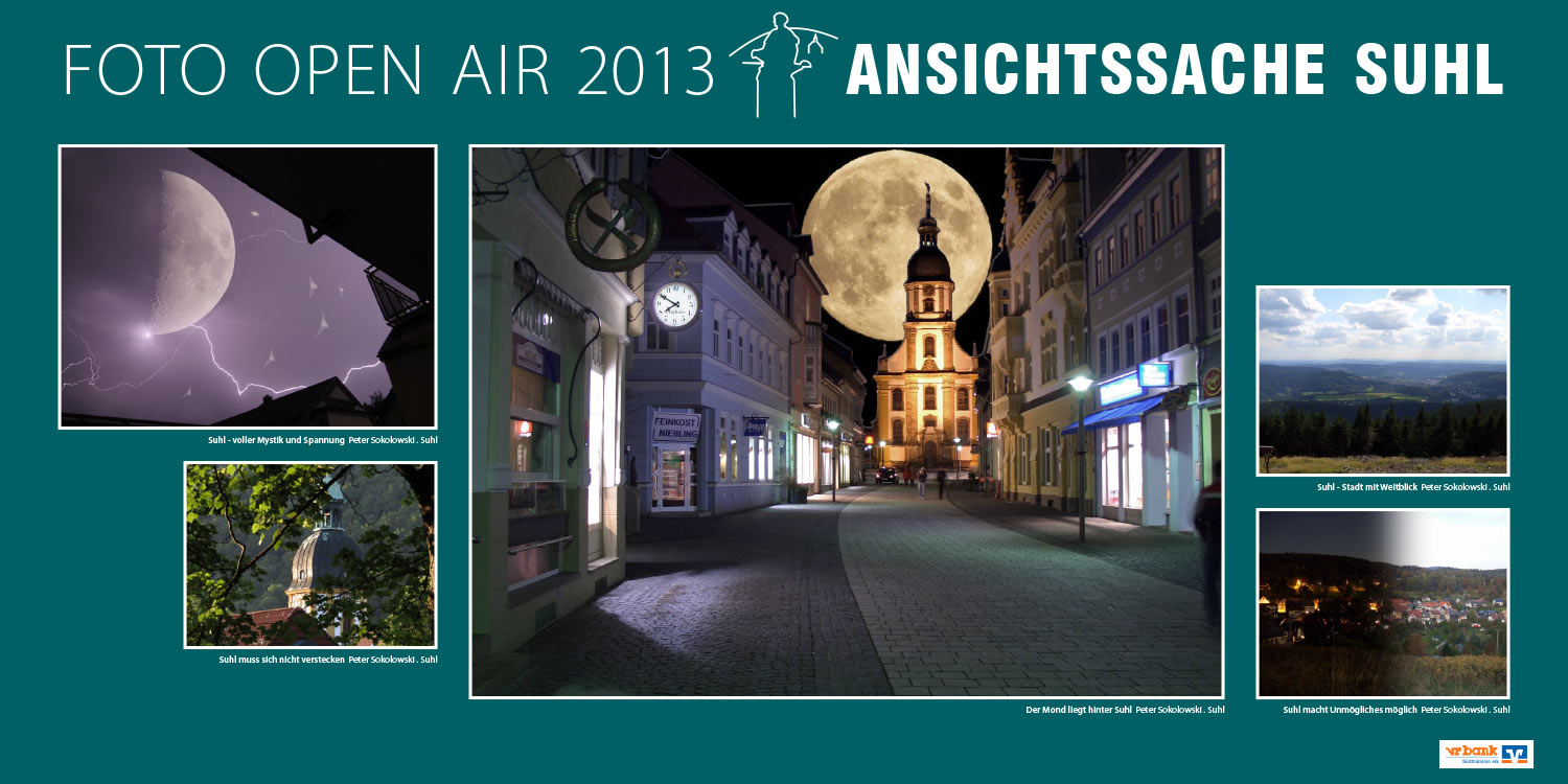 Ausstellung Ansichtssache Suhl (Fotos: Peter Sokolowski) . Stadt Suhl . 2013