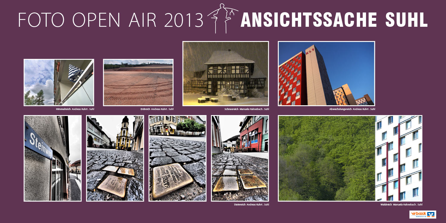Ausstellung Ansichtssache Suhl (Fotos: Andreas Kuhrt, Manuela Hahnebach) . Stadt Suhl . 2013