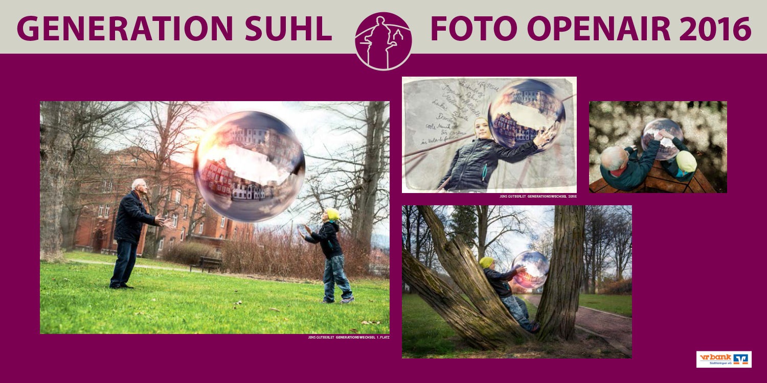 Foto-Openair-Ausstellung "Generation Suhl" 2016 . Generationswechsel (Fotos: Jens Gutberlet)