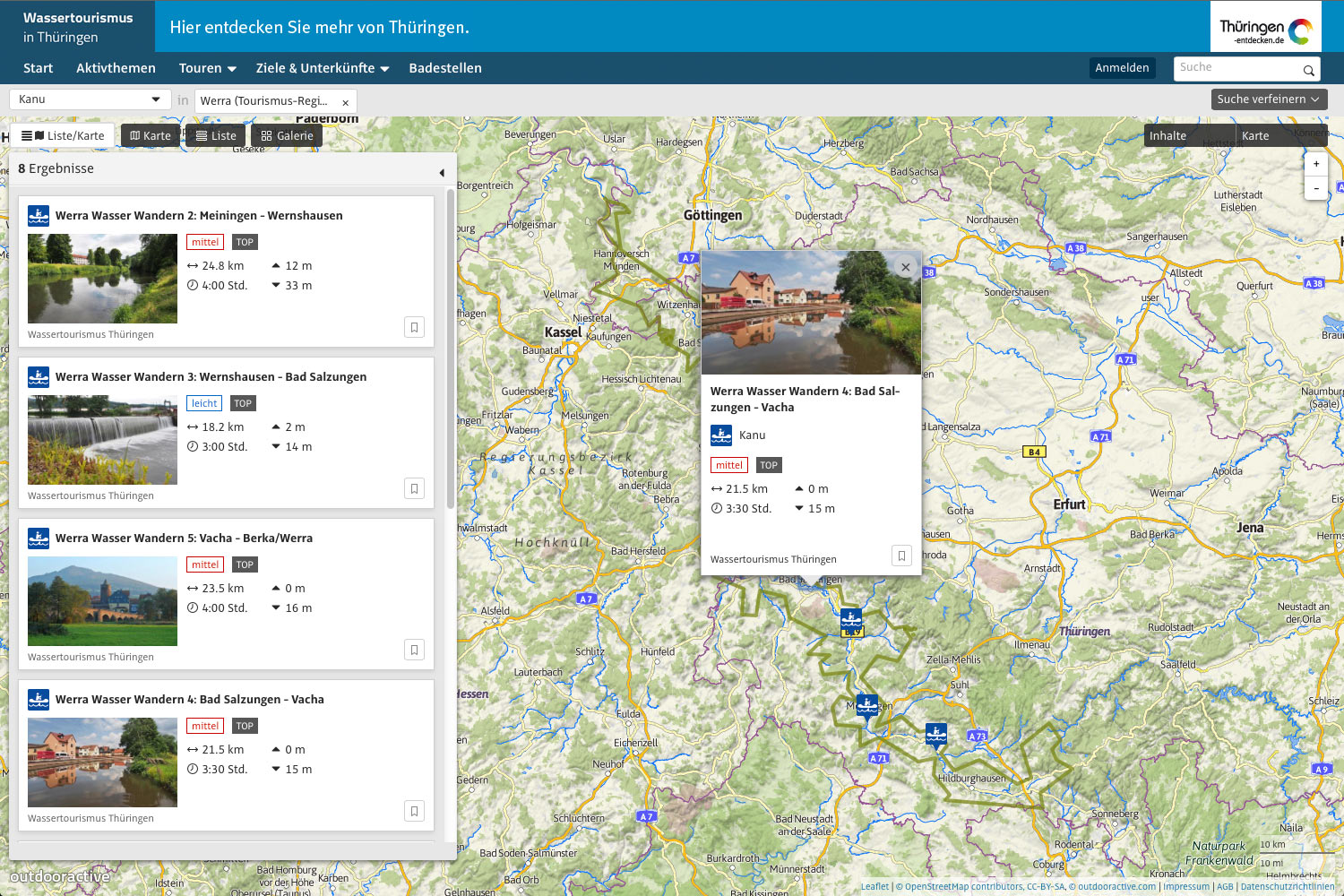2017-mapping-werra-wasser-wandern-wassertourismus-thueringen.de-outdooractive.com-41 Werra Wasser Wandern 4: Bad Salzungen - Vacha (Mapping: Andreas Kuhrt auf outdooractive.com)