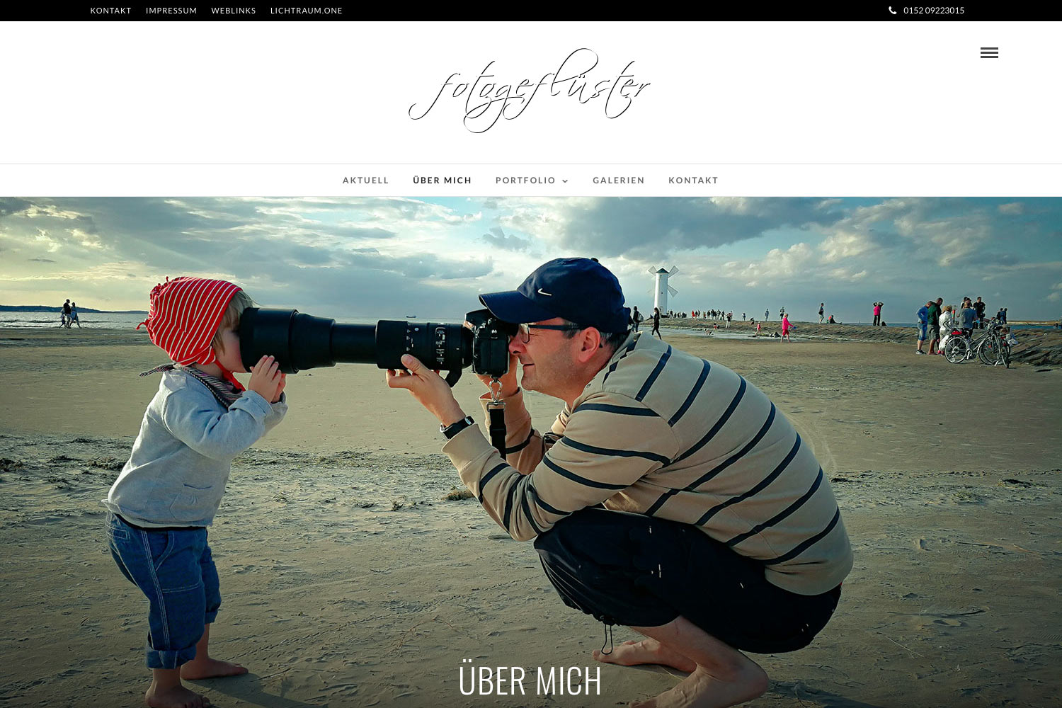 Über mich . Website fotogefluester.de . Fotografie Jens Gutberlet (Web Design: Designakut 2018)