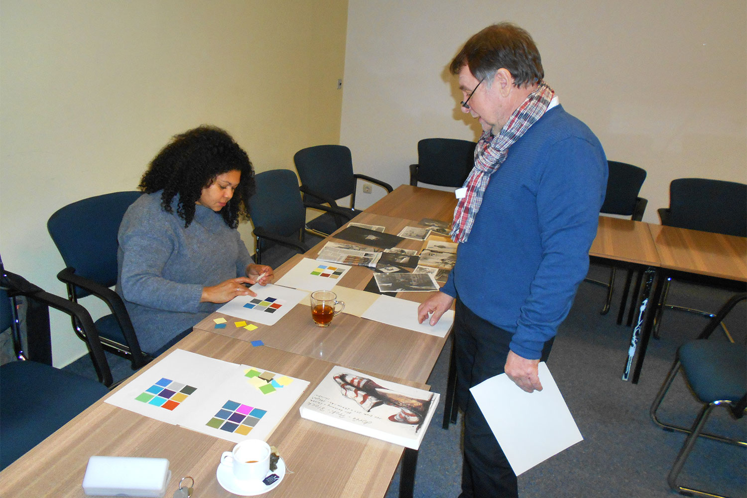 Seminargruppentreffen 2019 im "Haus des Volkes" Probstzella: Farbklänge (Foto: Thomas Hofmann)