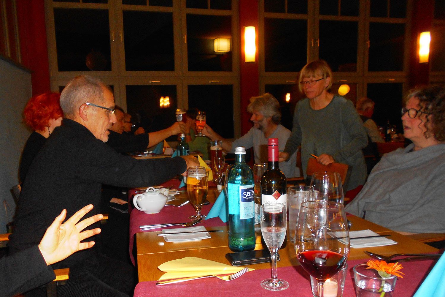 Seminargruppentreffen 2019 im "Haus des Volkes" Probstzella: Feierabend (Foto: Thomas Hofmann)