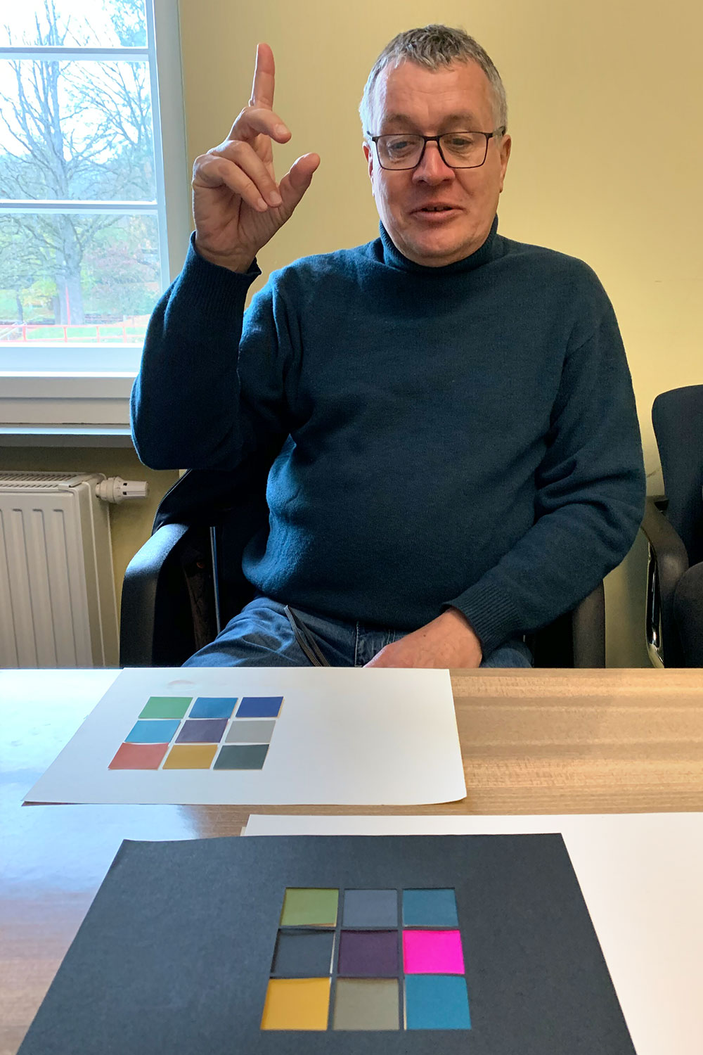 Seminargruppentreffen 2019 im "Haus des Volkes" Probstzella: Farbklänge, Thomas Hofmann (Foto: Manuela Hahnebach)