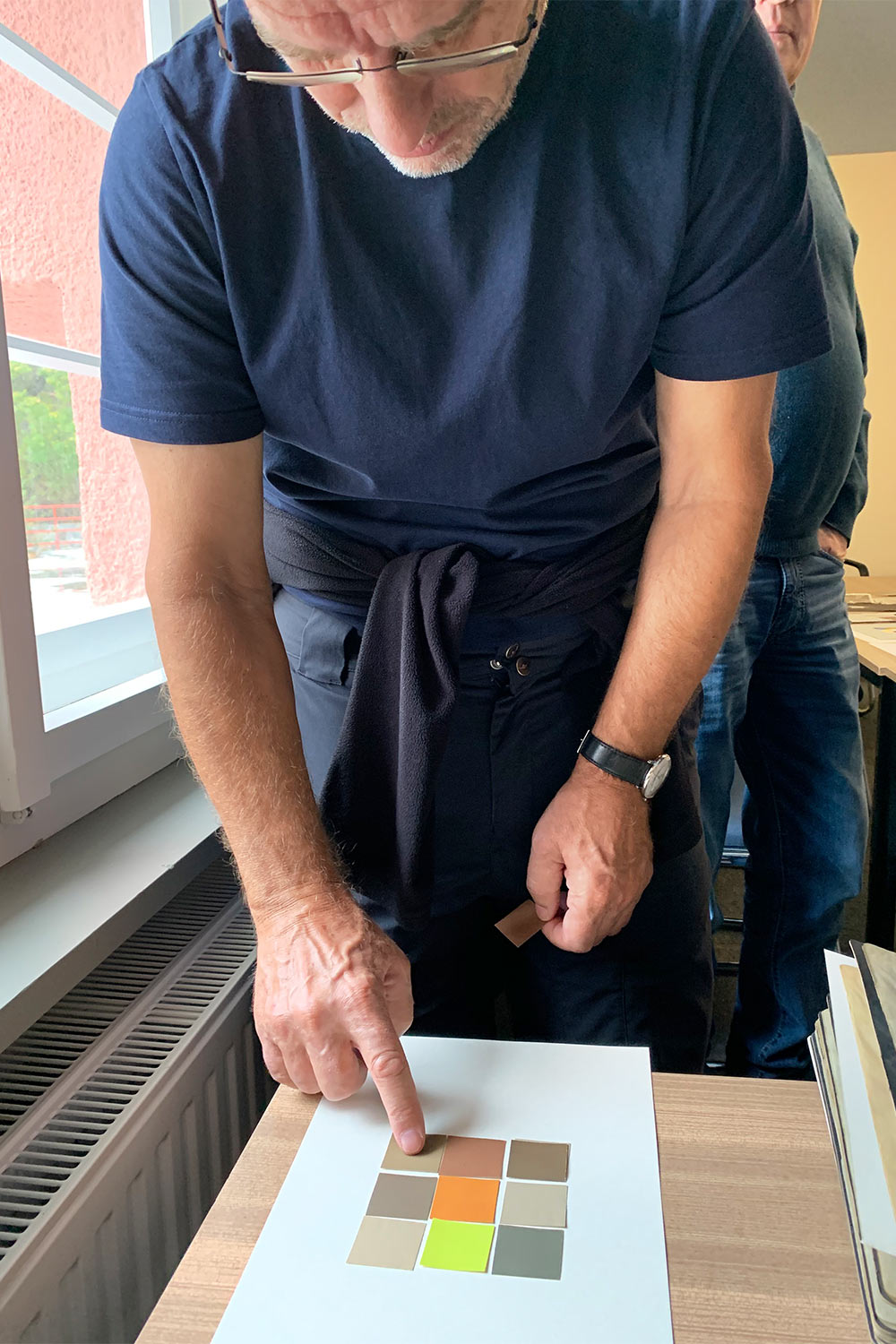 Seminargruppentreffen 2019 im "Haus des Volkes" Probstzella: Farbklänge, Bernd Glier (Foto: Manuela Hahnebach)