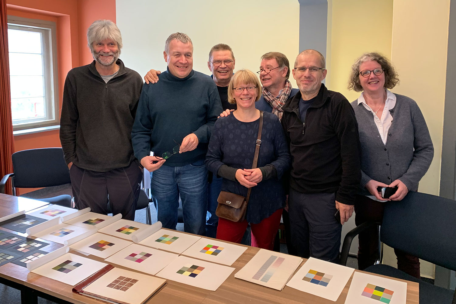 Seminargruppentreffen 2019 im "Haus des Volkes" Probstzella: Andreas Kuhrt, Thomas Hofmann, Rainer Ostermuth, Manuela Hahnebach, Carsten Wienhold, Bernd Glier, Heike Hirsch