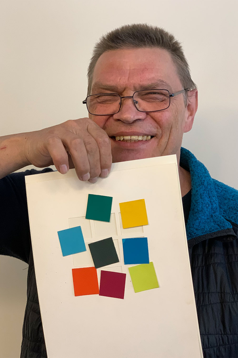 Seminargruppentreffen 2019 im "Haus des Volkes" Probstzella: Farbklänge, Rainer Ostermuth (Foto: Manuela Hahnebach)