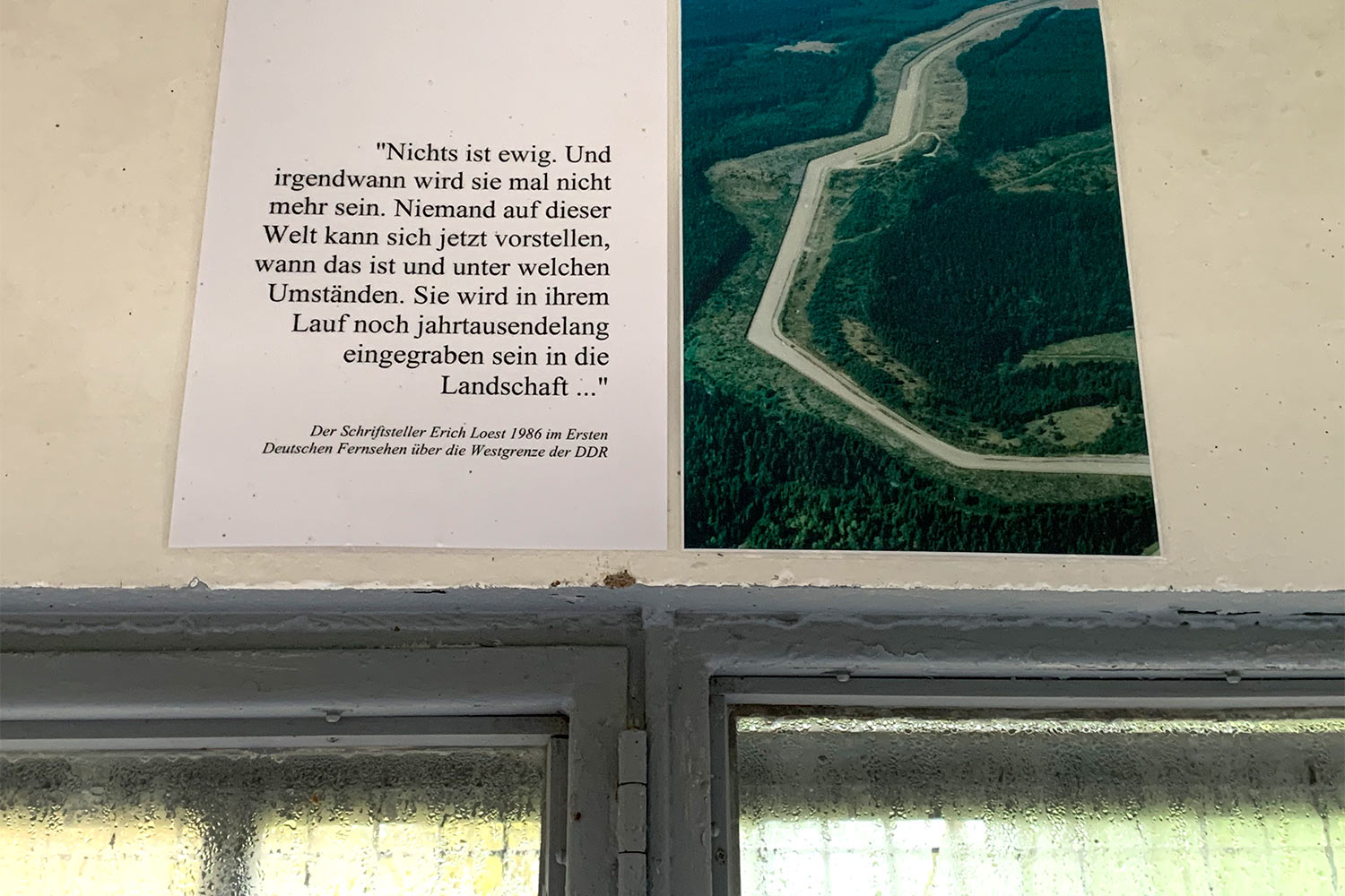 Seminargruppentreffen 2019 in Probstzella: im Grenzturm (Foto: Manuela Hahnebach)