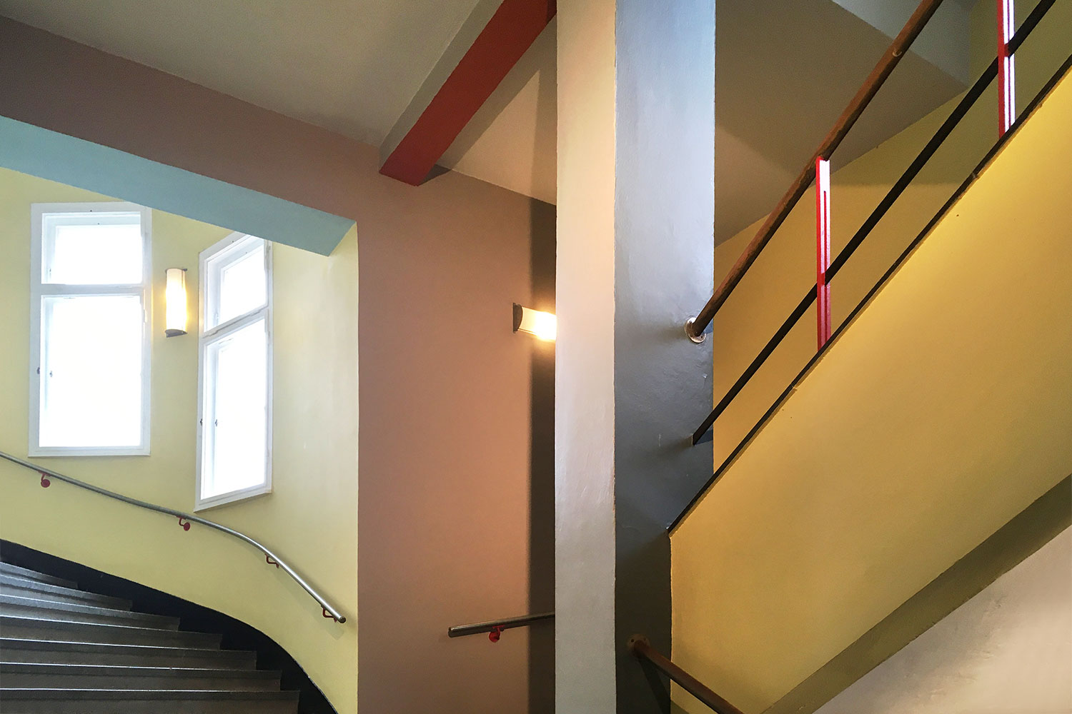 "Haus des Volkes": Treppenhaus . Probstzella (Foto: Andreas Kuhrt)