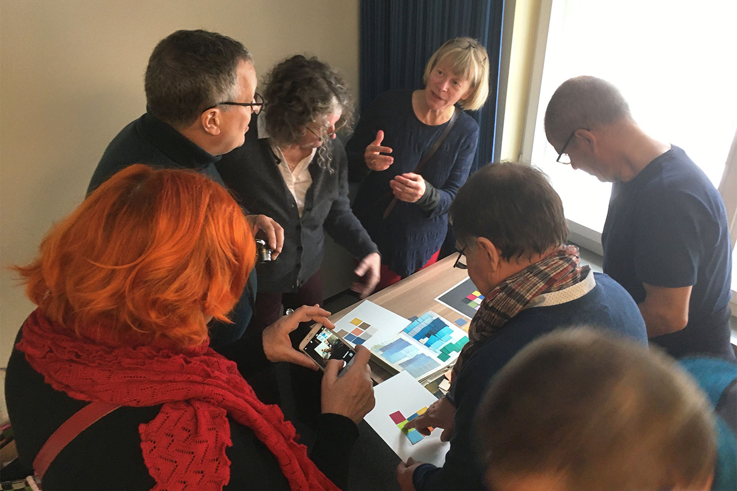 Seminargruppentreffen 2019 im "Haus des Volkes" Probstzella: Farbklänge (Foto: Andreas Kuhrt)