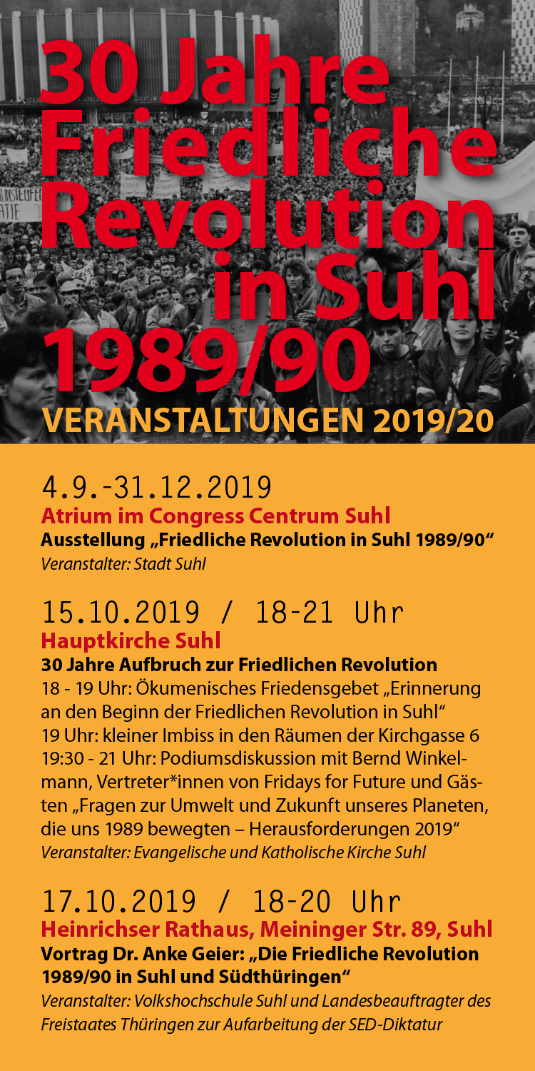 2019-20-veranstaltungen-friedliche-revolution-suhl-1 Einladungskarte: Friedliche Revolution in Suhl 1989/90 . Veranstaltungen 2019/20