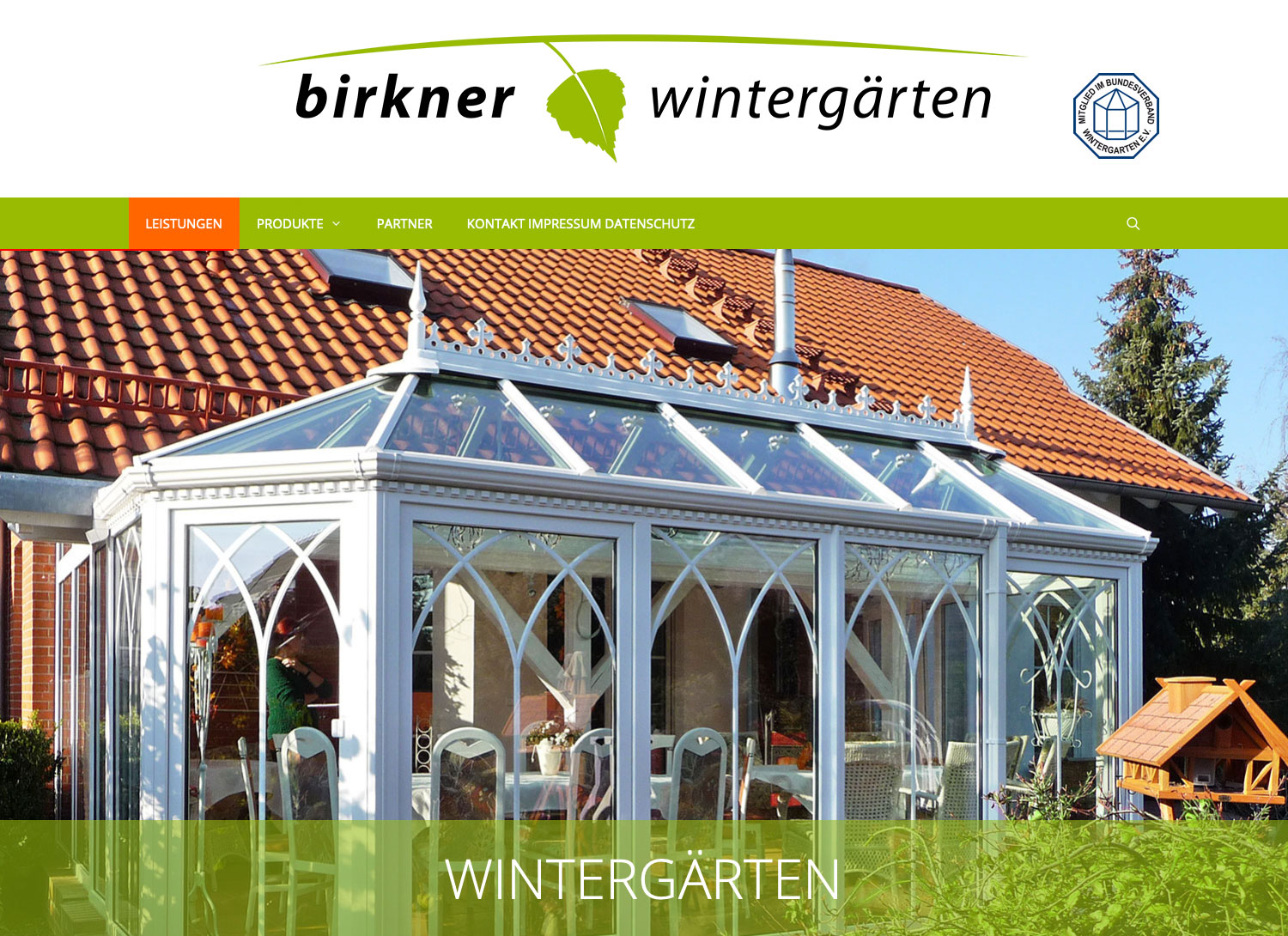 2019-wintergarten-birkner-startseite-leistungen Startseite: Wintergärten . Birkner Wintergärten . Website (Webdesign: Designakut 2019, Foto: Birkner)