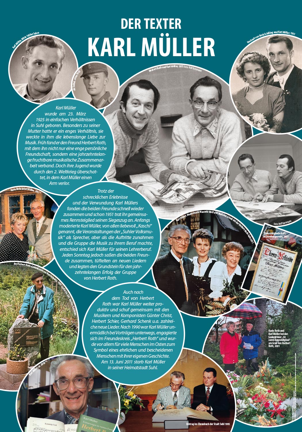 Plakatserie Herbert Roth Ensemble: Karl Müller (Gestaltung: design.akut.zone)