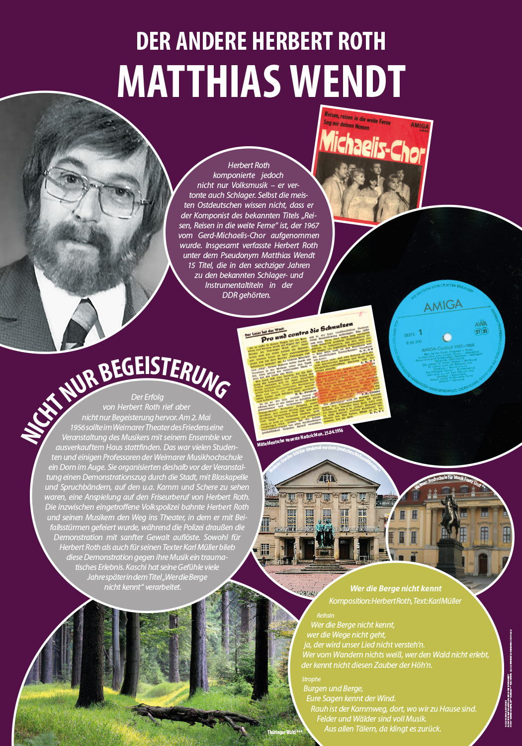 Plakatserie Herbert Roth Ensemble: Matthias Wendt (Gestaltung: design.akut.zone)