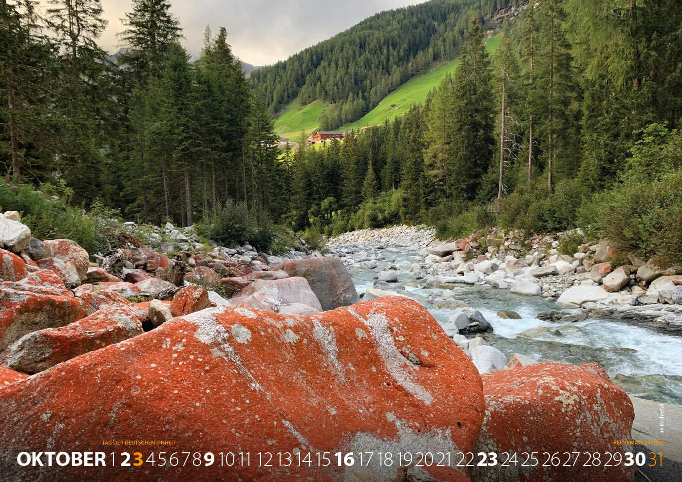 Kalender: Rein in Taufers: Im Bachertal (Foto & Gestaltung: Andreas Kuhrt)