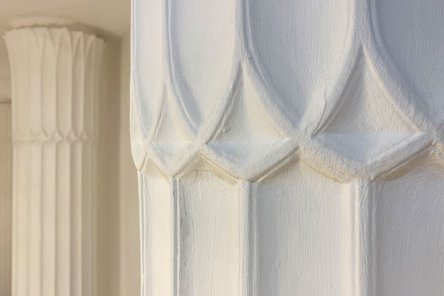 Eröffnung Haus der Geschichte Suhl 2022: alte Säulen (Foto: Andreas Kuhrt)