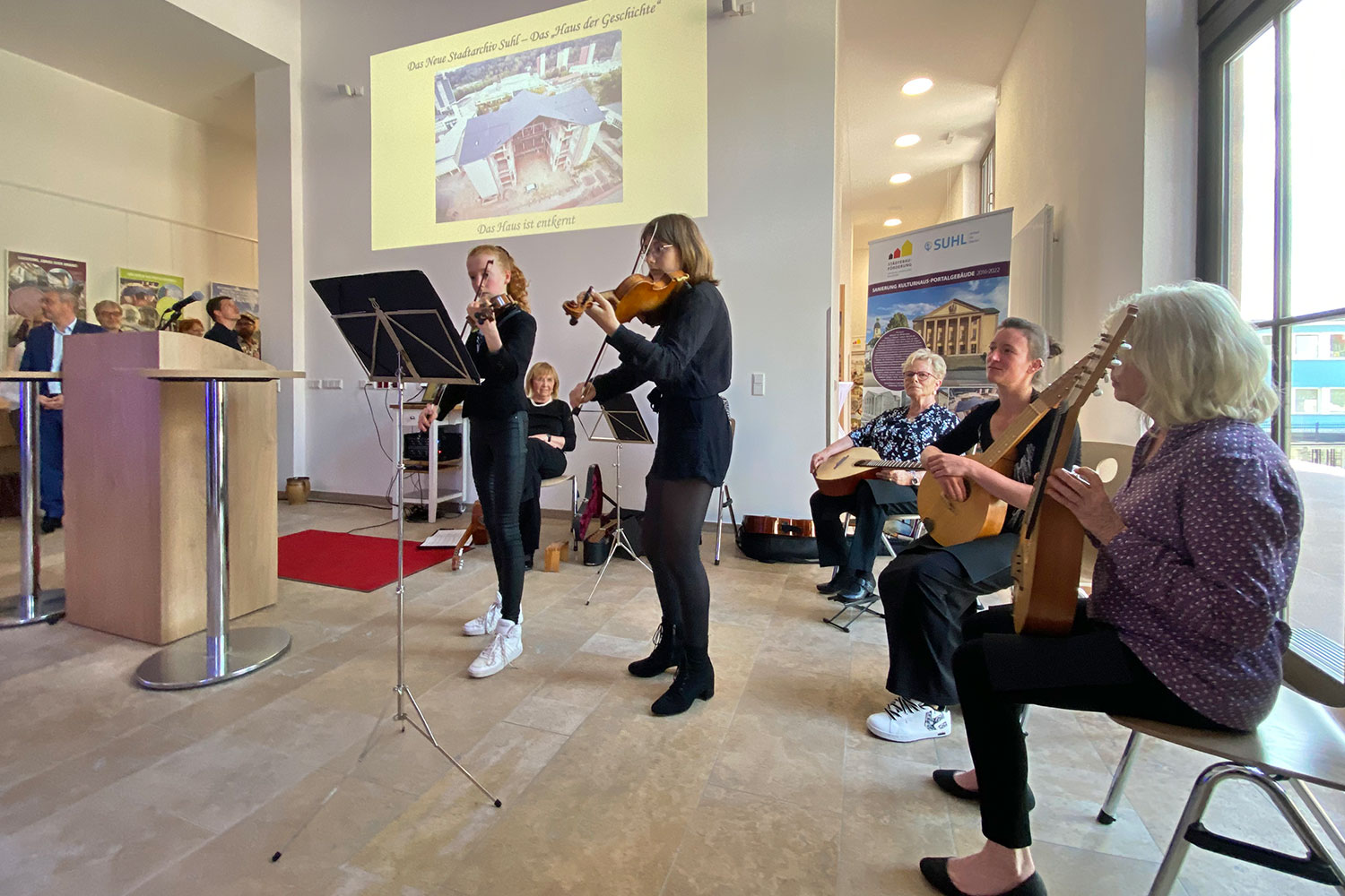 Eröffnung Haus der Geschichte Suhl 2022: Musik (Foto: Andreas Kuhrt)