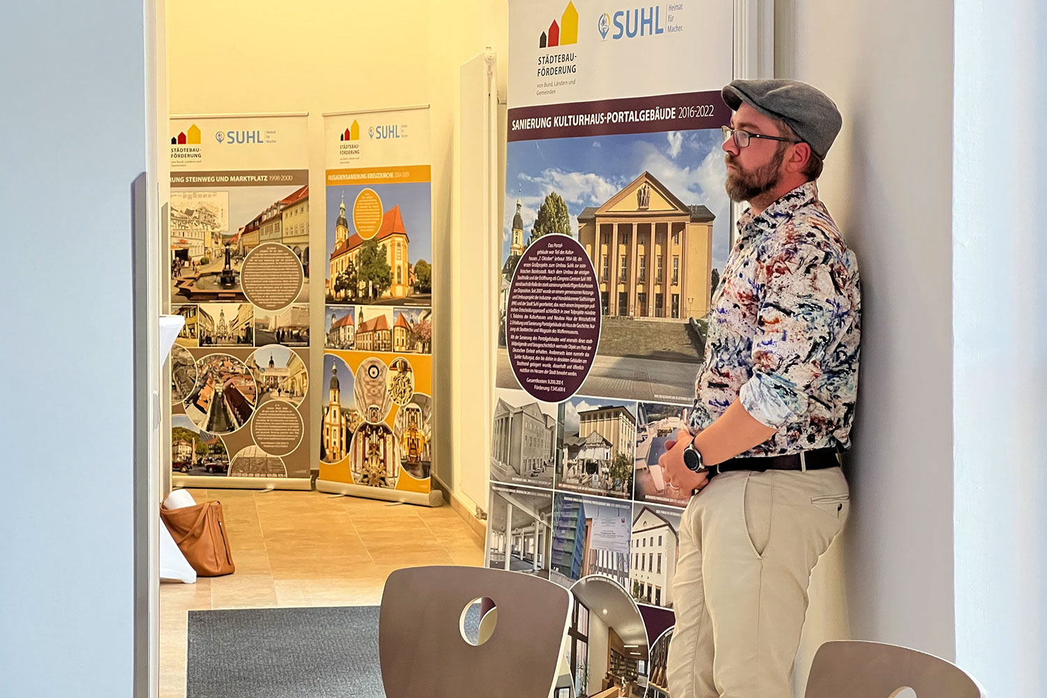 Eröffnung Haus der Geschichte Suhl 2022: Robert Stelzer (Foto: Manuela Hahnebach)