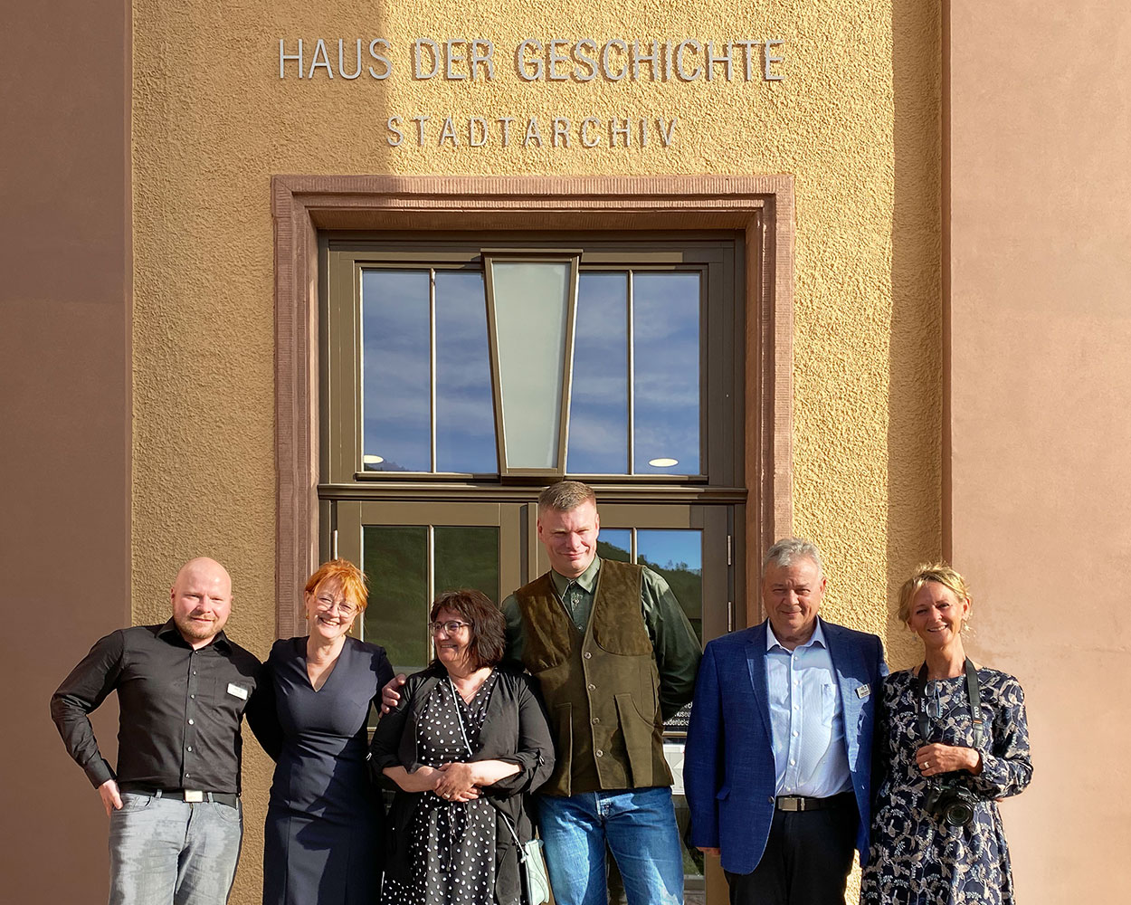 Eröffnung Haus der Geschichte Suhl 2022: Mitarbeiter Stadtarchiv und Waffenmuseum (Foto: Andreas Kuhrt)