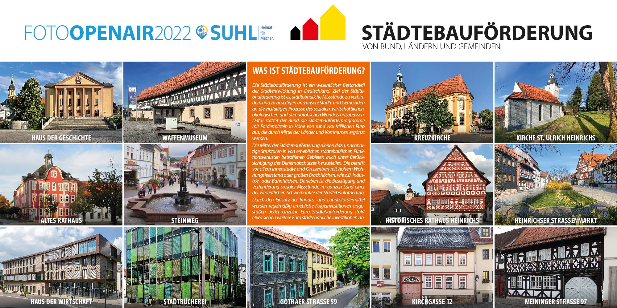 Foto Openair Suhl 2022 Städtebauförderung: Was ist Städtebauförderung? (Gestaltung: design.akut.zone)