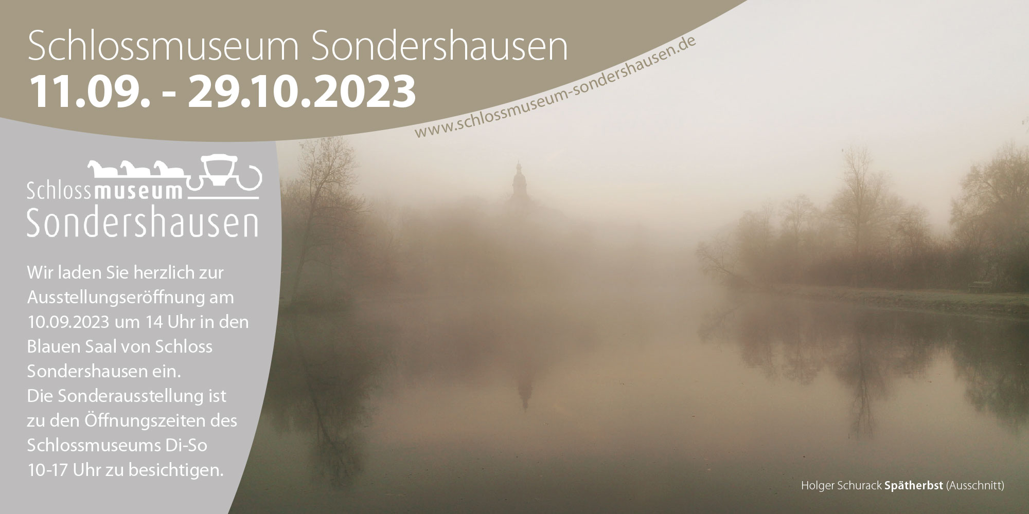 2023-landesfotoschau-thueringen-schlossmuseum-sondershausen-karte-2 Einladungskarte (hinten): 13. Landesfotoschau Thüringens 2023 im Schlossmuseum Sondershausen (Foto: Holger Schurack, Gestaltung: Designakut)