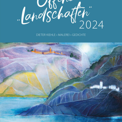 Dieter Kiehle: Kalender Offene Landschaften 2024: Titelblatt (Gestaltung: Designakut 2023)
