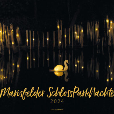 Kalender Marisfelder SchlossParkNächte 2024: Titelblatt