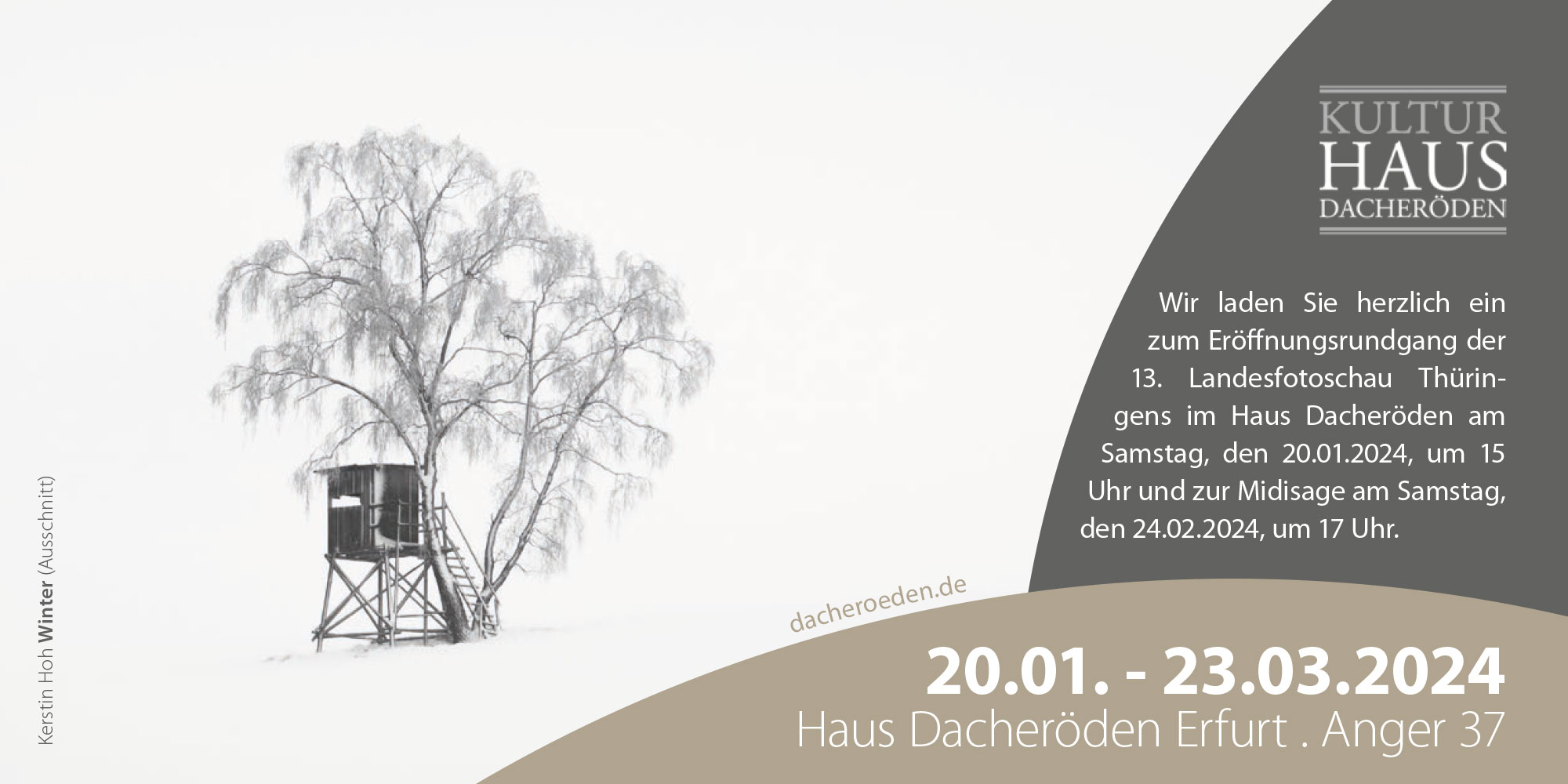 2024-landesfotoschau-thueringen-erfurt-haus-dacheroeden-karte-2 Einladungskarte (hinten): 13. Landesfotoschau Thüringens 2024 im Haus Dacheröden Erfurt (Foto: Kerstin Hoh, Gestaltung: Designakut)
