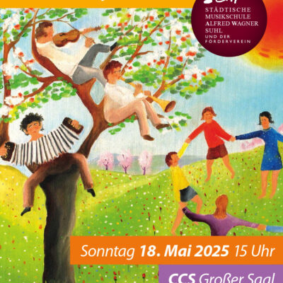 Musikschule Suhl: Frühlingskonzert 2025, Plakat