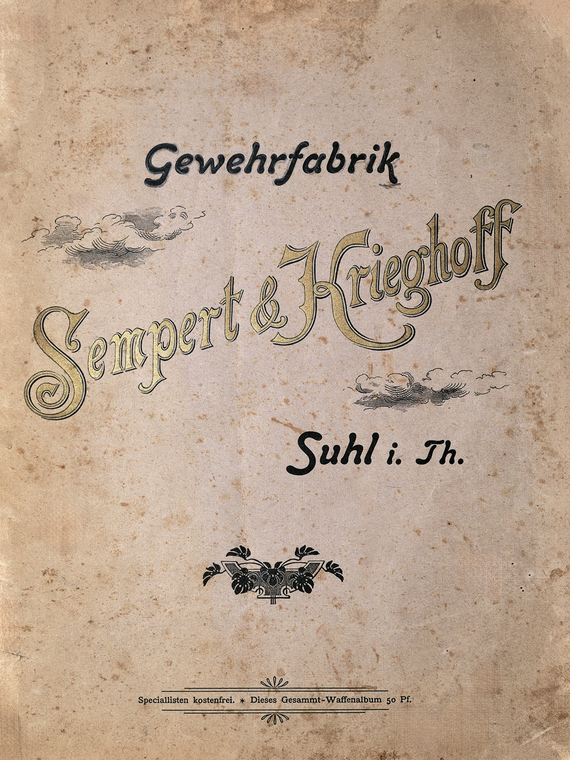 2025-sempert-krieghoff-katalog-nachdruck-titel Katalog: "Gewehrfabrik Sempert & Krieghoff" Nachdruck (Titelblatt)