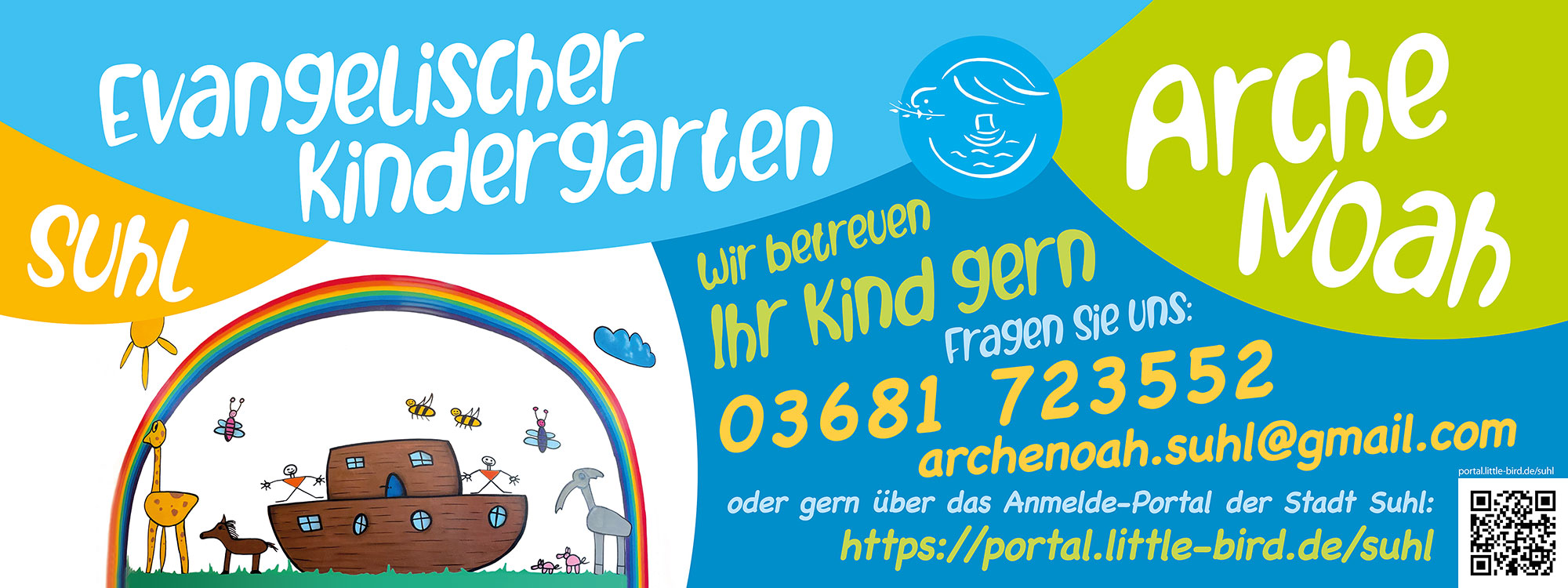 Banner Evangelischer Kindergarten "Arche Noah" Suhl (2026)