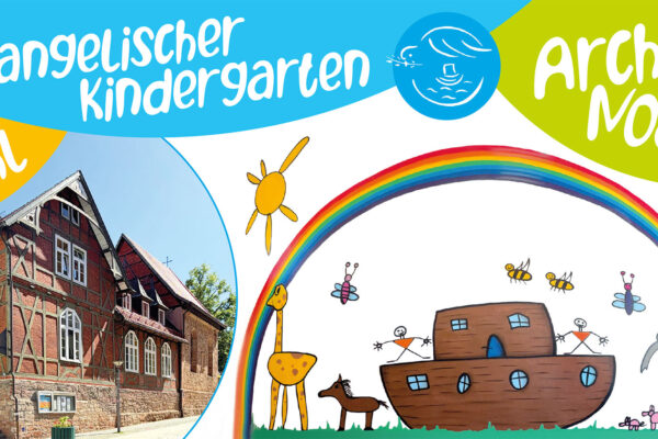 <i>Flyer/Banner</i> evangelischer Kindergarten Arche Noah Suhl <i>2026</i>
